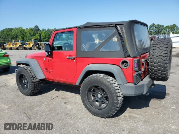 2014 Jeep Wrangler Sport с VIN 1C4AJWAG9EL186451, выставлен на аукционе Copart как лот 66333595 с пробегом 145 921 миль миль и Чистый • Clean title. История ставок и продаж доступна на DreamBid. Изображение 2.