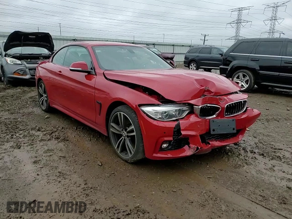 2015 BMW 4 Series 435i xDrive with VIN WBA3T7C58FP942542, listed as a Copart auction lot 78869484 with 75,392 mi miles and Salvage title. Bid and sale history available at DreamBid. Image 10.