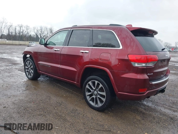2017 Jeep Grand Cherokee Overland with VIN 1C4RJFCG5HC854024, listed as a IAAI auction lot 42006307 with 118,640 mi miles. Bid and sale history available at carsss.com. Image 3.