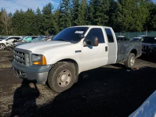 2005 Ford Super Duty F-250 XL with VIN 1FTSX20585EC57199, listed as a Copart auction lot 82987014 with 95,873 mi miles and Salvage Title. Bid and sale history available at carsss.com. Image 1.