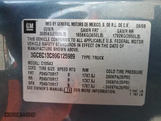 2009 Chevrolet Silverado 1500 LS with VIN 3GCEC13C89G125989, listed as a Copart auction lot 43618815 with 214,769 mi miles and Salvage Title. Bid and sale history available at carsss.com. Image 13.