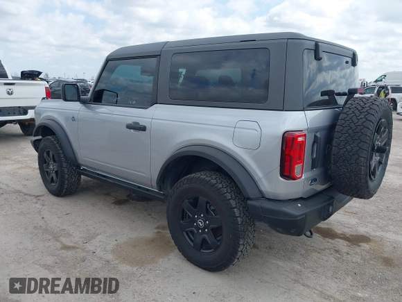 2024 Ford Bronco Black Diamond with VIN 1FMDE1AH6RLA22976, listed as a IAAI auction lot 41781569 with 13,307 mi miles. Bid and sale history available at carsss.com. Image 3.