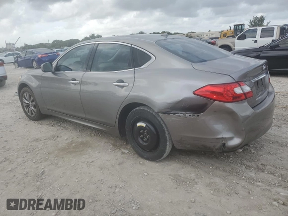 2013 Infiniti M37 with VIN JN1BY1AR1DM601438, listed as a Copart auction lot 79916434 with 212,229 mi miles and Salvage Title. Bid and sale history available at carsss.com. Image 2.