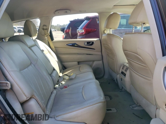 2014 Infiniti QX60 with VIN 5N1AL0MN3EC504335, listed as a Copart auction lot 46644225 with 164,544 mi miles and Salvage Title. Bid and sale history available at DreamBid. Image 11.