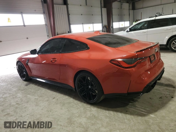 2021 BMW M4 with VIN WBS53AZ09MCG52217, listed as a Copart auction lot 42473044 with 49,235 mi miles. Bid and sale history available at carsss.com. Image 2.