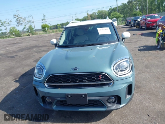 2022 MINI Countryman Cooper S with VIN WMZ53BR02N3N67991, listed as a IAAI auction lot 42181491 with 54,701 mi miles and . Bid and sale history available at DreamBid. Image 12.