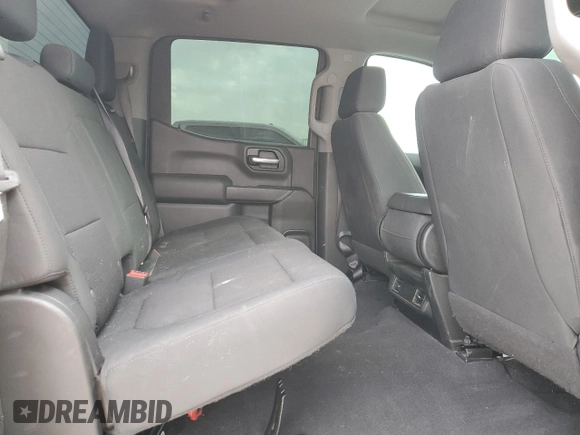 2020 Chevrolet Silverado 1500 Custom with VIN 3GCPWBEK4LG364229, listed as a Copart auction lot 48424615 with 57,742 mi miles and Salvage Title. Bid and sale history available at carsss.com. Image 10.