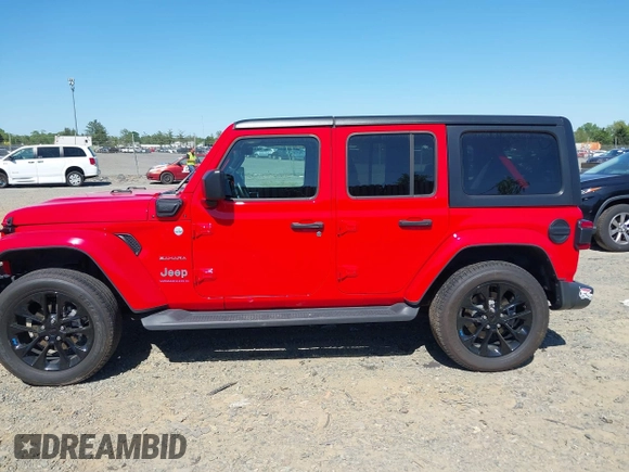 2023 Jeep Wrangler Sahara z VIN 1C4JJXP63PW568190, wystawiony jako IAAI lot #42133650 z przebiegiem 32 347 mil mil oraz . Historia ofert i sprzedaży dostępna na DreamBid. Obrazek 14.