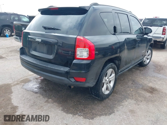 2012 Jeep Compass Sport with VIN 1C4NJCBBXCD657291, listed as a IAAI auction lot 41550847 with 165,301 mi miles. Bid and sale history available at carsss.com. Image 4.