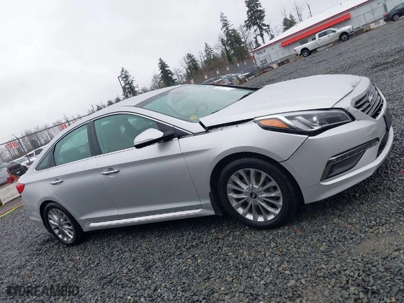 2015 Hyundai Sonata 2.4L Sport with VIN 5NPE34AF3FH167343, listed as a IAAI auction lot 41854584 with 82,853 mi miles. Bid and sale history available at carsss.com. Image 13.