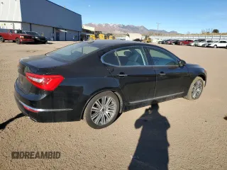 2016 Kia Cadenza Premium with VIN KNALN4D73G5220806, listed as a Copart auction lot 80949724 with 88,114 mi miles and Salvage Title. Bid and sale history available at carsss.com. Image 3.