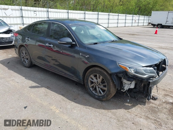 2020 Kia Optima LX with VIN 5XXGT4L3XLG384486, listed as a IAAI auction lot 42157710 with 106,413 mi miles and . Bid and sale history available at DreamBid. Image 1.