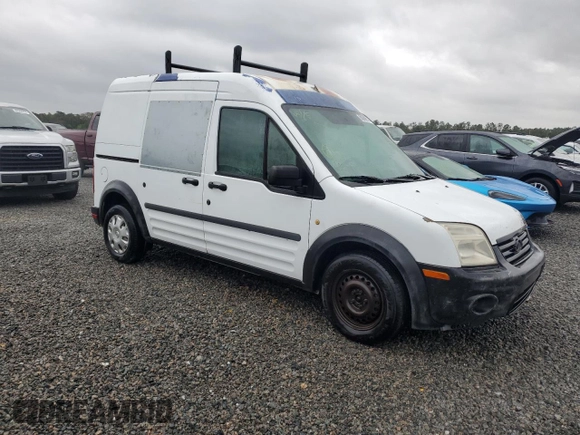 2013 Ford Transit Connect XL with VIN NM0LS6AN9DT140764, listed as a Copart auction lot 64703595 with 199,454 mi miles and Salvage title. Bid and sale history available at DreamBid. Image 4.