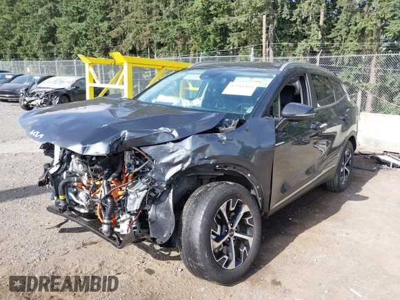 2023 Kia Sportage EX with VIN KNDPVCAGXP7091731, listed as a IAAI auction lot 42551355 with 29,448 mi miles and . Bid and sale history available at DreamBid. Image 17.
