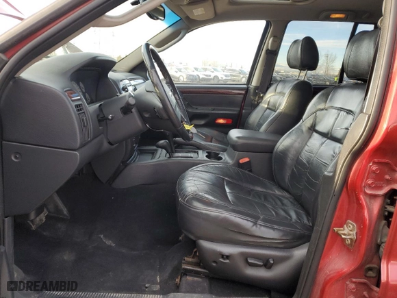 2003 Jeep Grand Cherokee Limited with VIN 1J4GW58N23C616404, listed as a Copart auction lot 80310244 with 277,710 mi miles and Clean Title. Bid and sale history available at carsss.com. Image 7.