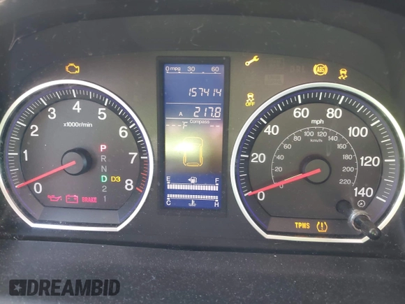 2010 Honda CR-V EX-L with VIN JHLRE4H78AC006309, listed as a IAAI auction lot 42072308 with 157,414 mi miles and . Bid and sale history available at DreamBid. Image 7.