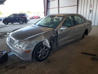 2003 Mercedes-Benz C 230/260/280/320 with VIN WDBRF64J23F352055, listed as a Copart auction lot 42154175 with 201,721 mi miles and Salvage Title. Bid and sale history available at DreamBid. Image 1.
