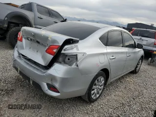 2018 Nissan Sentra S with VIN 3N1AB7AP7JY334670, listed as a Copart auction lot 53855975 with 92,235 mi miles and Salvage Title. Bid and sale history available at DreamBid. Image 3.