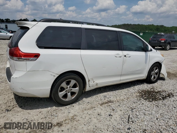 2011 Toyota Sienna LE AAS with VIN 5TDKK3DC0BS044590, listed as a Copart auction lot 55265925 with 183,191 mi miles and Clean Title. Bid and sale history available at carsss.com. Image 3.