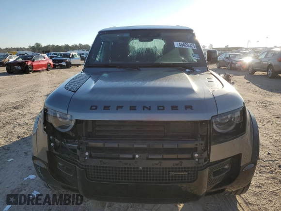 2023 Land Rover Defender X-Dynamic SE with VIN SALE2EEU1P2129252, listed as a Copart auction lot 45420325 with 12,382 mi miles and Salvage Title. Bid and sale history available at DreamBid. Image 5.