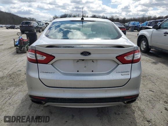 2016 Ford Fusion Titanium with VIN 3FA6P0K99GR319253, listed as a Copart auction lot 51935965 with 186,717 mi miles and Salvage Title. Bid and sale history available at DreamBid. Image 6.
