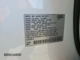 2015 Audi Q7 3.0T Premium with VIN WA1CGAFE2FD023423, listed as a Copart auction lot 46877365 with 124,225 mi miles and Salvage Title. Bid and sale history available at carsss.com. Image 13.