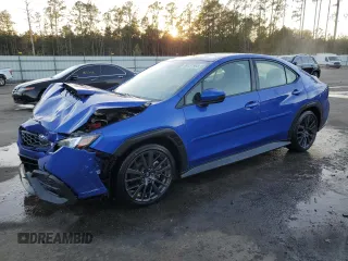 2023 Subaru WRX Premium with VIN JF1VBAF61P9815658, listed as a Copart auction lot 89131985 with 10,066 mi miles and Salvage Title. Bid and sale history available at carsss.com. Image 1.