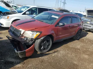 2009 Dodge Caliber SXT with VIN 1B3HB48A89D119892, listed as a Copart auction lot 52505545 with 219,227 mi miles and Salvage Title. Bid and sale history available at carsss.com. Image 1.