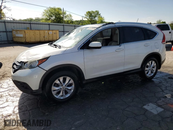 2014 Honda CR-V EX-L with VIN 5J6RM3H74EL028219, listed as a Copart auction lot 54142635 with 143,421 mi miles and Salvage Title. Bid and sale history available at carsss.com. Image 1.