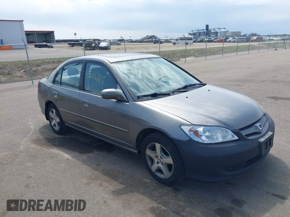 2004 Honda Civic EX with VIN 1HGES26714L022417, listed as a IAAI auction lot 42106769 with Not Provided miles and . Bid and sale history available at DreamBid. Image 1.