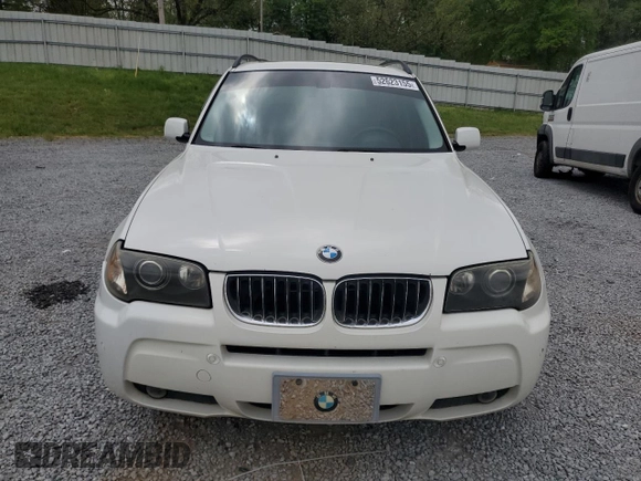 2006 BMW X3 3.0i with VIN WBXPA93486WG81891, listed as a Copart auction lot 52623155 with 217,793 mi miles and Salvage Title. Bid and sale history available at carsss.com. Image 5.