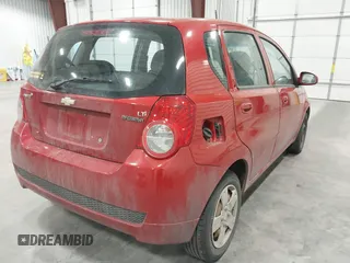 2009 Chevrolet Aveo 1LT with VIN KL1TD66E89B610602, listed as a IAAI auction lot 41829837 with 121,664 mi miles and . Bid and sale history available at DreamBid. Image 4.