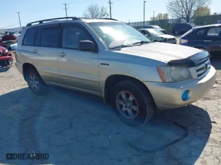 2003 Toyota Highlander with VIN JTEHF21A430149497, listed as a IAAI auction lot 42002355 with 1 mi miles. Bid and sale history available at carsss.com. Image 1.