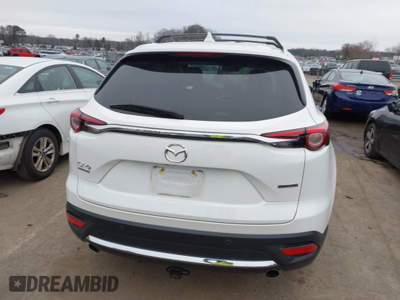2021 Mazda CX-9 Signature with VIN JM3TCBEY7M0516772, listed as a IAAI auction lot 41553396 with 36,749 mi miles. Bid and sale history available at carsss.com. Image 17.
