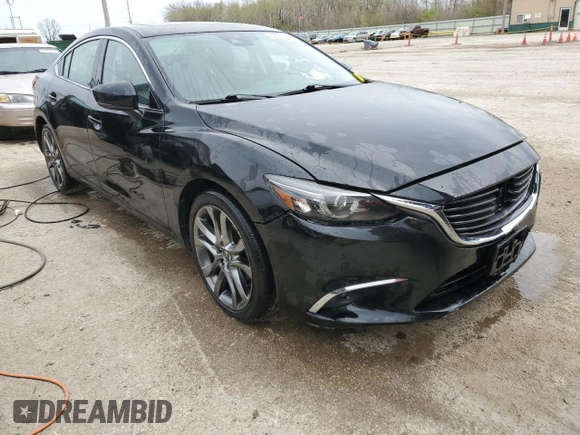 2017 Mazda 6 Grand Touring with VIN JM1GL1W51H1114366, listed as a Copart auction lot 52750715 with 79,792 mi miles and Salvage Title. Bid and sale history available at carsss.com. Image 4.