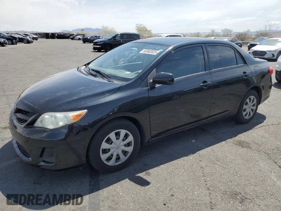 2011 Toyota Corolla L with VIN JTDBU4EE3BJ090105, listed as a Copart auction lot 55362025 with 183,481 mi miles and Clean Title. Bid and sale history available at carsss.com. Image 1.