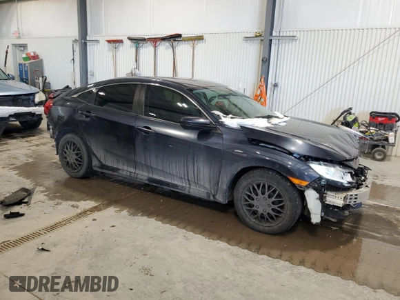 2016 Honda Civic Sedan LX with VIN 19XFC2F54GE093154, listed as a Copart auction lot 45048175 with 119,333 mi miles and Salvage Title. Bid and sale history available at carsss.com. Image 4.