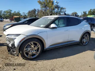 2023 Genesis GV60 Performance with VIN KMUKEDTB0PU015340, listed as a Copart auction lot 75652864 with 16,253 mi miles and Salvage Title. Bid and sale history available at carsss.com. Image 1.