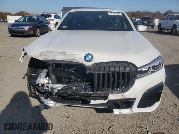 2022 BMW 7 Series 750i xDrive с VIN WBA7U2C03NCJ55428, выставлен на аукционе Copart как лот 78729204 с пробегом Не указан миль и Списание • Salvage title. История ставок и продаж доступна на DreamBid. Изображение 5.