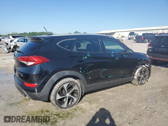 2016 Hyundai Tucson Limited z VIN KM8J3CA26GU165188, wystawiony jako Copart lot #55416585 z przebiegiem 107 878 mil mil oraz Szkoda całkowita • Salvage title. Historia ofert i sprzedaży dostępna na DreamBid. Obrazek 3.