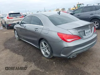 2015 Mercedes-Benz CLA 250 with VIN WDDSJ4EB7FN253325, listed as a IAAI auction lot 41322215 with 114,655 mi miles and . Bid and sale history available at DreamBid. Image 3.