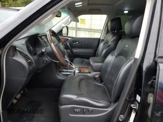 2011 Infiniti QX56 7-passenger with VIN JN8AZ2NE9B9006375, listed as a Copart auction lot 72799494 with 185,281 mi miles and Salvage Title. Bid and sale history available at carsss.com. Image 7.
