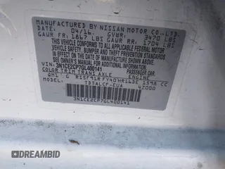 2016 Nissan Note S Plus with VIN 3N1CE2CP7GL400141, listed as a IAAI auction lot 41381601 with 111,294 mi miles and . Bid and sale history available at DreamBid. Image 9.