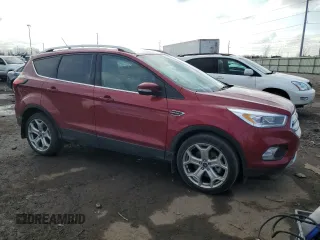 2019 Ford Escape Titanium with VIN 1FMCU9J91KUB56025, listed as a Copart auction lot 52856655 with 56,612 mi miles and Clean Title. Bid and sale history available at carsss.com. Image 4.
