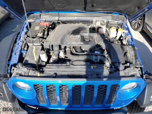 2021 Jeep Gladiator Texas Trail with VIN 1C6JJTAM5ML546356, listed as a Copart auction lot 68625434 with 43,518 mi miles and Salvage Title. Bid and sale history available at carsss.com. Image 12.