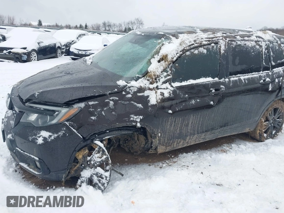 2019 Honda Passport Sport with VIN 5FNYF8H20KB019366, listed as a IAAI auction lot 41155033 with 79,250 mi miles and . Bid and sale history available at DreamBid. Image 6.