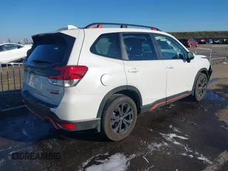 2023 Subaru Forester Sport with VIN JF2SKAJC7PH477135, listed as a IAAI auction lot 41265315 with 13,065 mi miles. Bid and sale history available at carsss.com. Image 4.