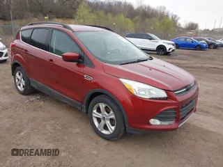 2014 Ford Escape SE with VIN 1FMCU0G99EUC38074, listed as a IAAI auction lot 42001227 with 209,467 mi miles. Bid and sale history available at carsss.com. Image 1.