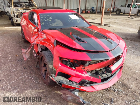 2016 Chevrolet Camaro 2SS with VIN 1G1FH1R75G0129797, listed as a IAAI auction lot 41026484 with 43,382 mi miles and . Bid and sale history available at DreamBid. Image 6.