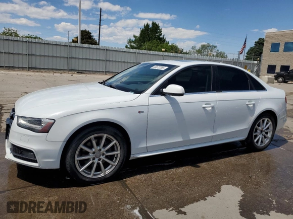 2016 Audi A4 Premium с VIN WAUBFAFL0GN018541, выставлен на аукционе Copart как лот 55672265 с пробегом 127 362 миль миль и Списание • Salvage title. История ставок и продаж доступна на DreamBid. Изображение 1.